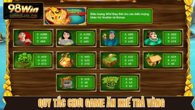 Một số quy tắc về cách tính điểm trong nổ hũ ăn khế 